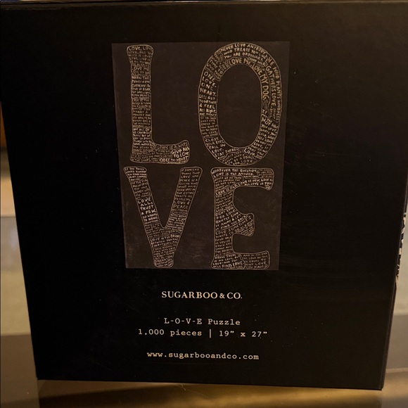 Sugarboo & Co. LOVE Puzzle - Black and White - Picture 2 of 2